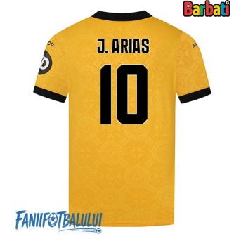 Wolves Jhon Arias #10 Tricou Fotbal Replică 2025-26 Barbati Acasa